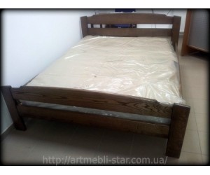 ЭДЕЛЬ - кровать из дуба ТМ ARTmebli (Украина)