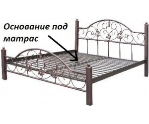 СТЕЛЛА - металлическая кровать ТМ Металл-Дизайн